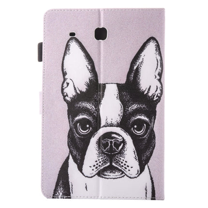 For Galaxy Tab E 9.6 / T560 Lovely Cartoon Bulldog Pattern Horizontal Flip Leather Case with Holder & Card Slots & Pen Slot-garmade.com