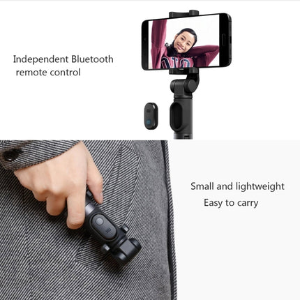 Original Xiaomi Selfie Stick Tripod Folding Extendable Bluetooth Monopod Holder, For iPhone, Galaxy, Huawei, Xiaomi, HTC, Sony, Google and other Smartphones of Android or iOS(Black)-garmade.com