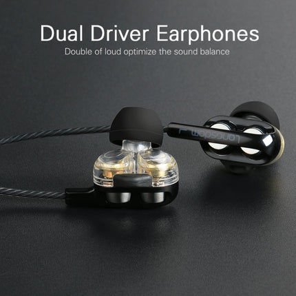 Langsdom Double Moving Coil with Wheat Headset(Black)-garmade.com
