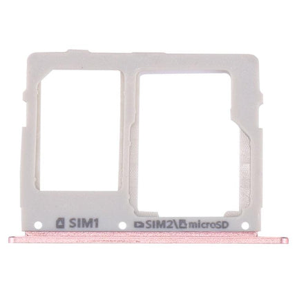 Dual SIM Card Tray & Micro SD Card Tray for Samsung Galaxy C7 Pro / C5 Pro Rose Gold-garmade.com
