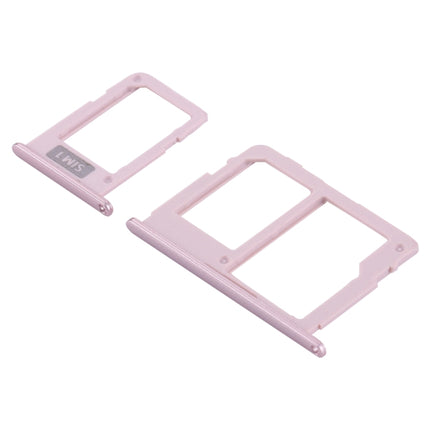 SIM Card Tray + SIM & Micro SD Card Tray for Samsung Galaxy J3 (2017) Dual SIM / J330 & J5 (2017) Dual SIM / J530 & J7 (2017) Dual SIM / J730(Rose Gold)-garmade.com