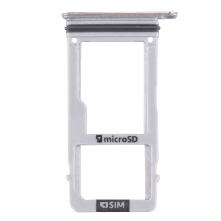SIM Card Tray + Micro SD Card Tray for Samsung Galaxy A3 (2017) / A320(Gold)-garmade.com
