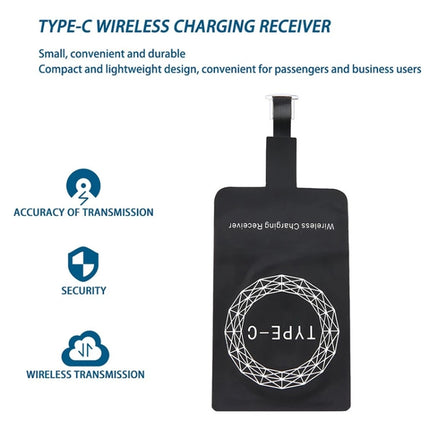 5V 800mA Qi Standard Wireless Charging Receiver with USB-C / Type-C Port-garmade.com