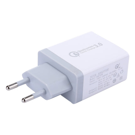 XHF30W 3 QC3.0 USB Fast Charging Wall Charger, EU Plug-garmade.com