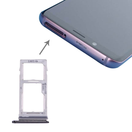 for Samsung Galaxy S9+ / S9 SIM & SIM / Micro SD Card Tray(Black)-garmade.com