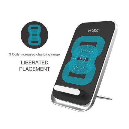Vinsic Output 5V 1A Qi Standard Wireless Charger Fast Charger-garmade.com