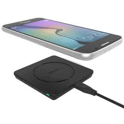 Vinsic 5V 1A Output Qi Standard Portable Wireless Charger Pad-garmade.com