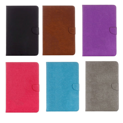 For Galaxy Tab A 10.1 (2016) / P580 Simple Style Horizontal Flip Leather Case with Holder & Card Slots & Wallet (Magenta)-garmade.com