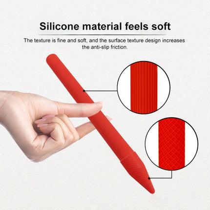 Stylus Pen Silica Gel Protective Case for Microsoft Surface Pro 5 / 6 (Black)-garmade.com
