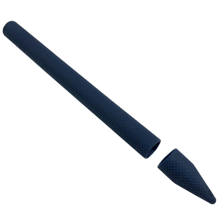 Stylus Pen Silica Gel Protective Case for Microsoft Surface Pro 5 / 6 (Dark Blue)-garmade.com
