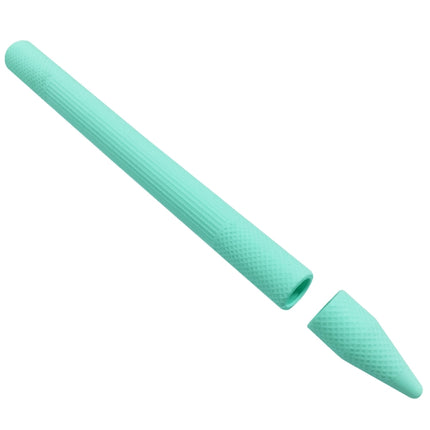 Stylus Pen Silica Gel Protective Case for Microsoft Surface Pro 5 / 6 (Mint Green)-garmade.com