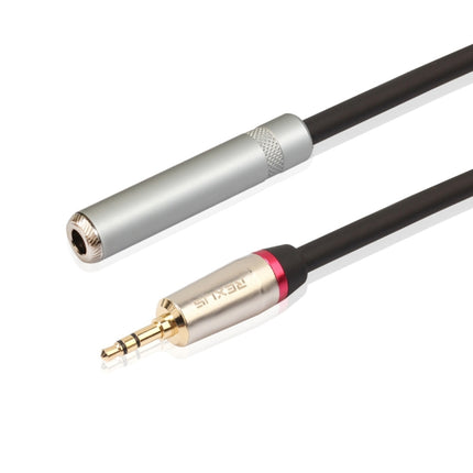 REXLIS TC128MF 3.5mm Male to 6.5mm Female Audio Adapter Cable, Length: 1m-garmade.com