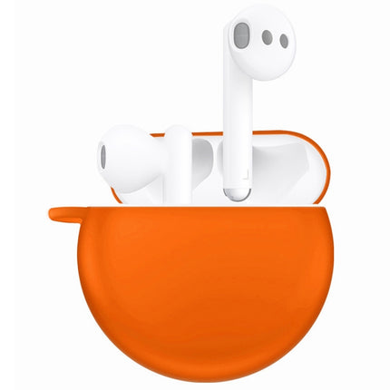 For Huawei FreeBuds 3 Silicone Wireless Bluetooth Earphone Protective Case Storage Box(Orange)-garmade.com