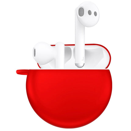 For Huawei FreeBuds 3 Silicone Wireless Bluetooth Earphone Protective Case Storage Box(Red)-garmade.com