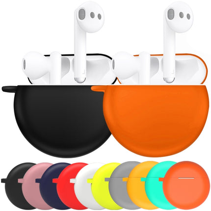 For Huawei FreeBuds 3 Silicone Wireless Bluetooth Earphone Protective Case Storage Box(Orange)-garmade.com