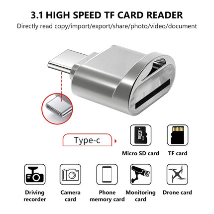 USB-C / Type-C to Micro SD Card (TF Card) Reader Adapter-garmade.com
