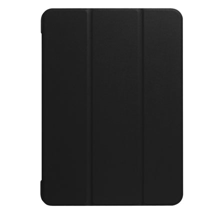 For Galaxy Tab S3 9.7 inch T820 / T825 Custer Texture Horizontal Flip Leather Case with 3-folding Holder(Black)-garmade.com
