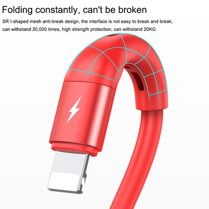 TOTUDESIGN BMA-026 Soft Series 2.4A Micro USB Silicone Charging Cable, Length: 1m (Red)-garmade.com