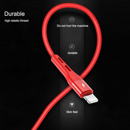 TOTUDESIGN BTA-028 Soft Series 3A Type-C / USB-C Silicone Charging Cable, Length: 1m (Red)-garmade.com