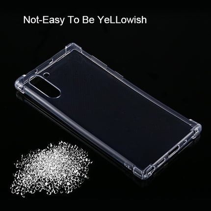 For Galaxy Note10 Four-Corner Shockproof Ultra-Thin Transparent TPU Case-garmade.com