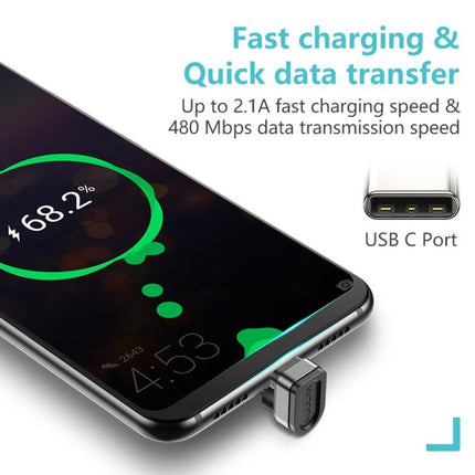 Kuulaa KL-X11 USB to Type-C Mobile Game Fast Charging Cable, Length: 2m (Black)-garmade.com