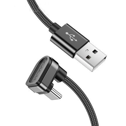 Kuulaa KL-X11 USB to Type-C Mobile Game Fast Charging Cable, Length: 1m (Black)-garmade.com