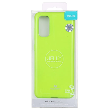 GOOSPERY JELLY Full Coverage Soft Case For Galaxy S20(Green)-garmade.com