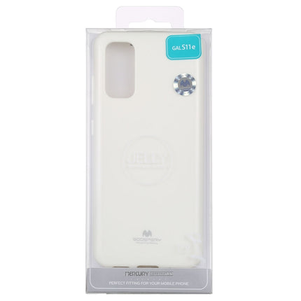 GOOSPERY JELLY Full Coverage Soft Case For Galaxy S20(White)-garmade.com