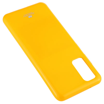 GOOSPERY JELLY Full Coverage Soft Case For Galaxy S20(Yellow)-garmade.com