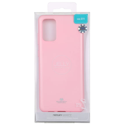 GOOSPERY JELLY Full Coverage Soft Case For Galaxy S20+(Pink)-garmade.com