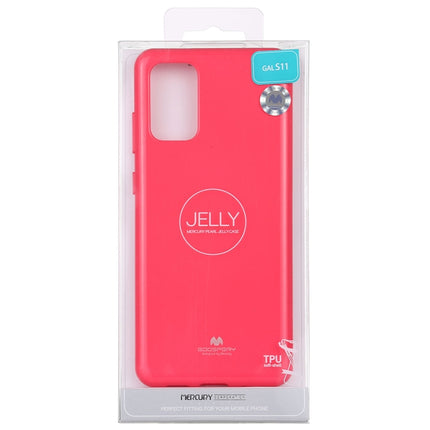 GOOSPERY JELLY Full Coverage Soft Case For Galaxy S20+(Rose Red)-garmade.com