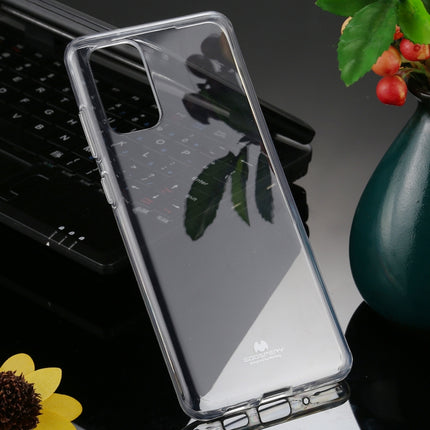 GOOSPERY JELLY Full Coverage Soft Case For Galaxy S20+(Transparent)-garmade.com