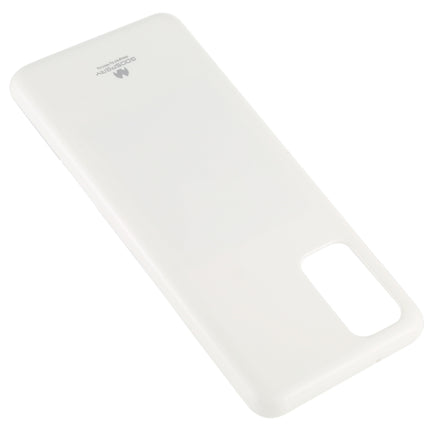 GOOSPERY JELLY Full Coverage Soft Case For Galaxy S20+(White)-garmade.com