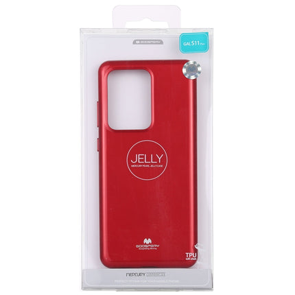GOOSPERY JELLY Full Coverage Soft Case For Galaxy S20 Ultra(Red)-garmade.com