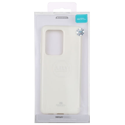 GOOSPERY JELLY Full Coverage Soft Case For Galaxy S20 Ultra(White)-garmade.com