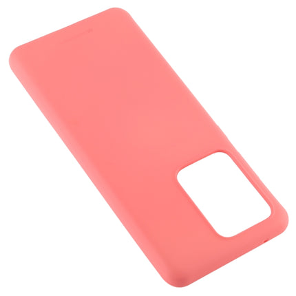 GOOSPERY SOFT FEELING Liquid TPU Drop-proof Soft Case for Galaxy S20 Ultra (Pink)-garmade.com