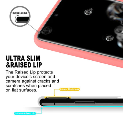 GOOSPERY SOFT FEELING Liquid TPU Drop-proof Soft Case for Galaxy S20 Ultra (Apricot)-garmade.com