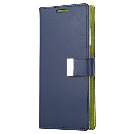 GOOSPERY RICH DIARY For Galaxy S20 Ultra PU + TPU Crazy Horse Texture Horizontal Flip Leather Case, with Card Slots & Wallet & Photo frame(Navy Blue)-garmade.com