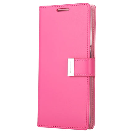 GOOSPERY RICH DIARY For Galaxy S20 Ultra PU + TPU Crazy Horse Texture Horizontal Flip Leather Case, with Card Slots & Wallet & Photo frame(Rose Red)-garmade.com