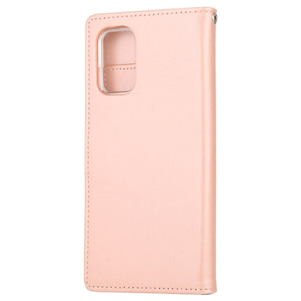 GOOSPERY RICH DIARY For Galaxy S20+ PU + TPU Crazy Horse Texture Horizontal Flip Leather Case, with Card Slots & Wallet & Photo frame (Rose Gold)-garmade.com