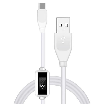 USB to Type-C / USB-C Charging Cable with LED Display Screen-garmade.com
