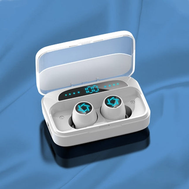 Galante S15 Bluetooth 5.0 True Wireless Bluetooth Earphone with Charging Box (White)-garmade.com