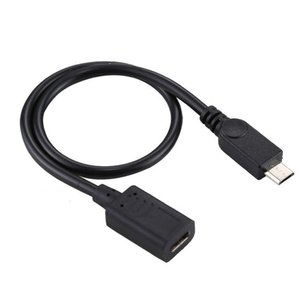 4 PCS USB-C / Type-C Female to Micro USB (Straight / Up / Down / Left Angle) Male Adapter Cable, Length: about 30cm, For Samsung, Huawei, Xiaomi, HTC, Meizu, Sony and other Smartphones-garmade.com