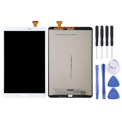 Replacement LCD Screen and Digitizer Full Assembly for Samsung Galaxy Tab A 10.1 / T580 - White-garmade.com