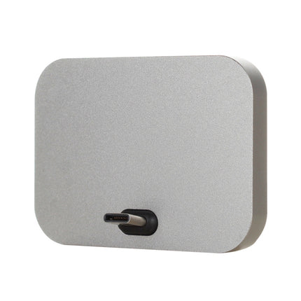 USB-C / Type-C Aluminum Alloy Desktop Station Dock Charger(Grey)-garmade.com