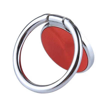 Universal CD Pattern Metal Mobile Phone Ring Holder(Red)-garmade.com