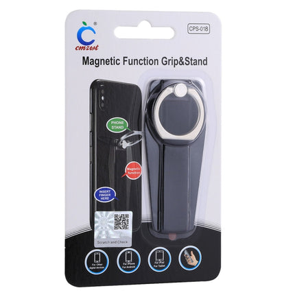 Universal Durable Finger Ring Phone Holder Sling Grip Anti-slip Stand(Black)-garmade.com