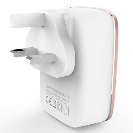 LDNIO A4404 4.4A 4 x USB Ports Smart Travel Charger, UK Plug-garmade.com