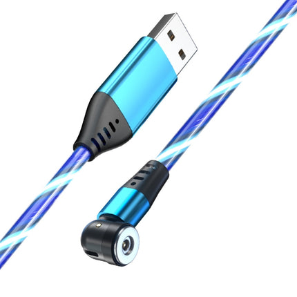 2.4A 540 Degree Bendable Streamer Magnetic Data Cable without Magnetic Head, Cable Length: 1m (Blue)-garmade.com