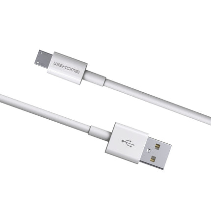 WK WDC-117 3A Micro USB Fast Charging Charging Cable, Length: 1.2m(White)-garmade.com